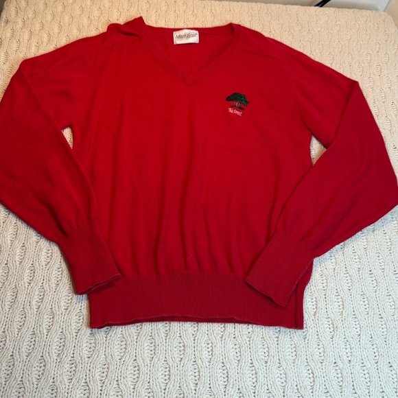 Vtg Mark Scot Men's Red Sweater size M - Picture 1 of 10